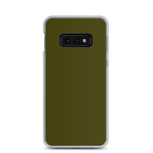 Karaka Tabacco Green Samsung Clear Thin Case Plain Color CREATIVETECH