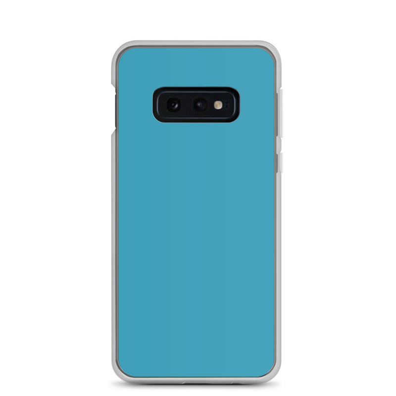 Load image into Gallery viewer, Blue Samsung Clear Thin Case Plain Color CREATIVETECH
