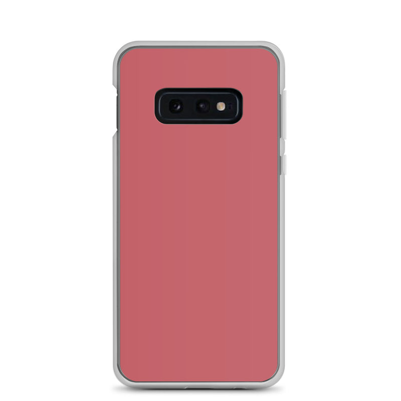 Load image into Gallery viewer, Mandy Red Samsung Clear Thin Case Plain Color CREATIVETECH
