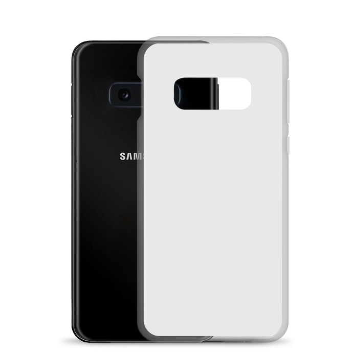 Light Grey Samsung Clear Thin Case Plain Color CREATIVETECH