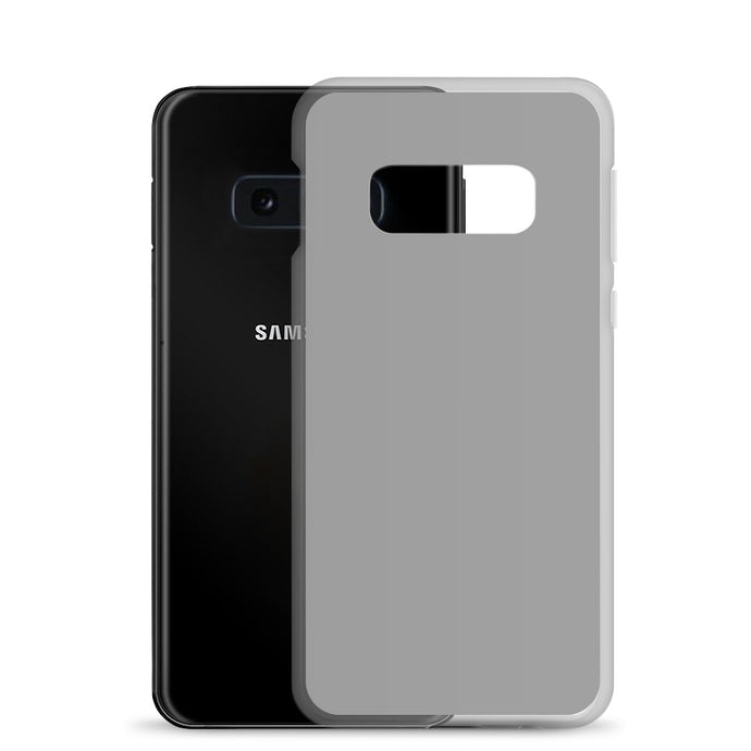 Nobel Grey Samsung Clear Thin Case Plain Color CREATIVETECH