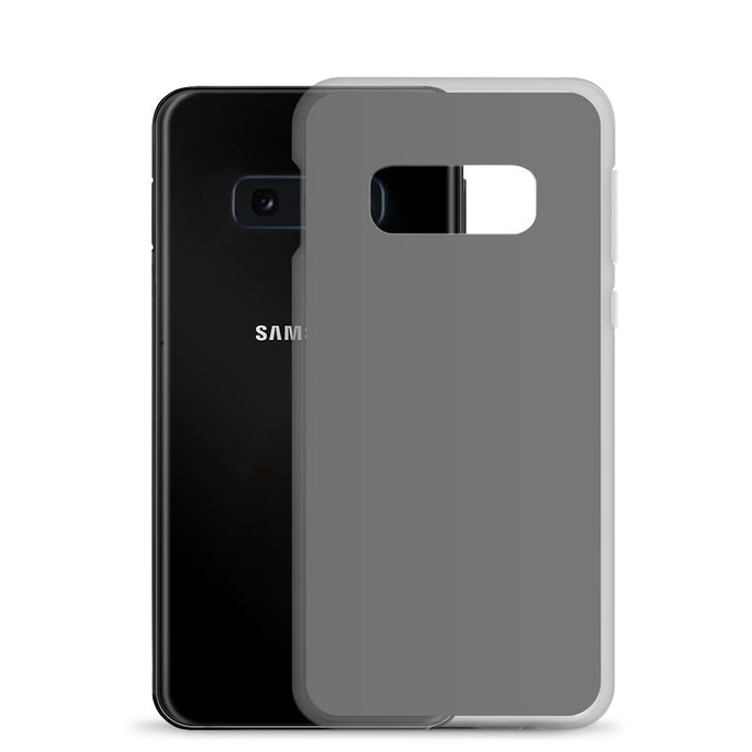 Grey Samsung Clear Thin Case Plain Color CREATIVETECH