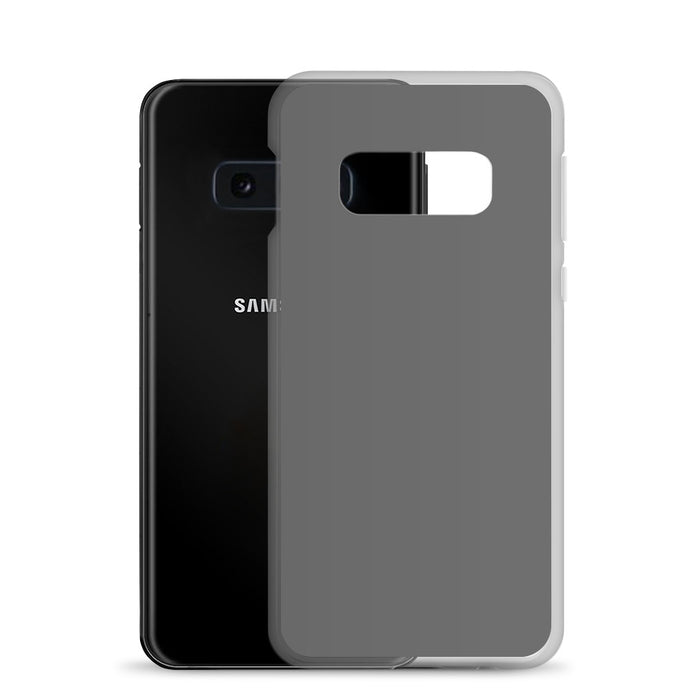 Zambezi Grey Samsung Clear Thin Case Plain Color CREATIVETECH