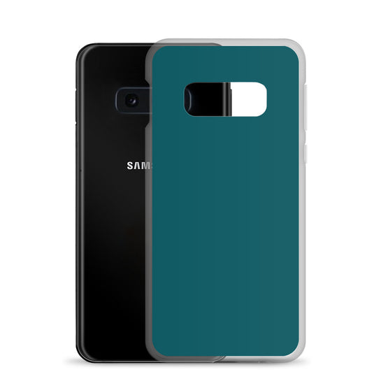 Sherpa Blue Samsung Clear Thin Case Plain Color CREATIVETECH