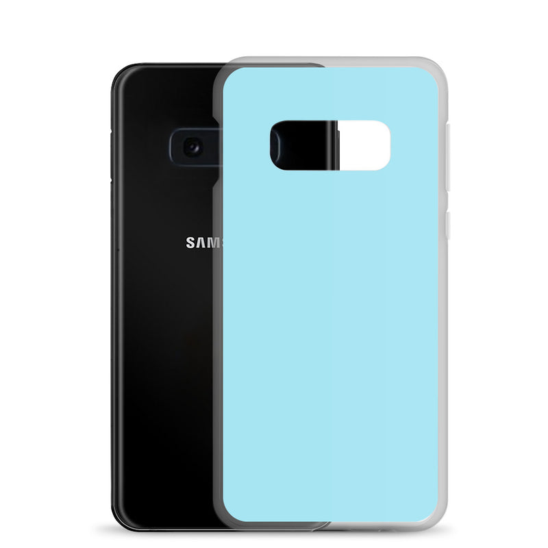 Load image into Gallery viewer, Blizzard Blue Samsung Clear Thin Case Plain Color CREATIVETECH
