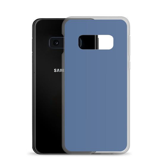 Kashmir Blue Samsung Clear Thin Case Plain Color CREATIVETECH