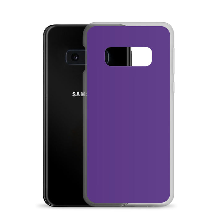 Indigo Purple Samsung Clear Thin Case Plain Color CREATIVETECH