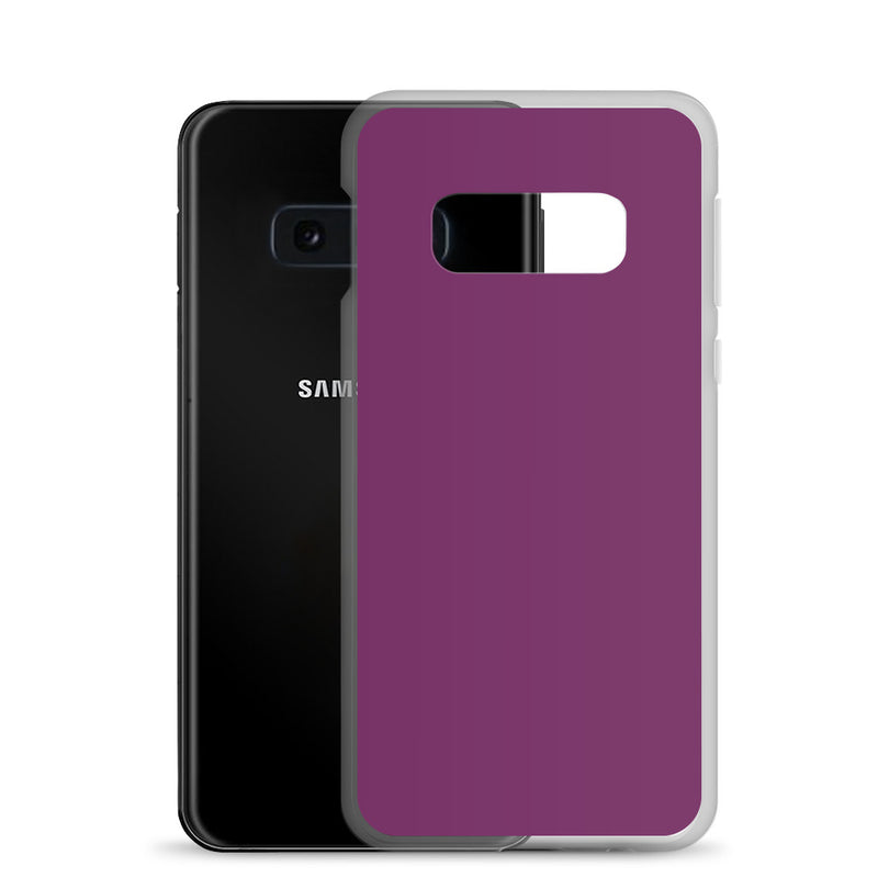 Load image into Gallery viewer, Palatinate Purple Samsung Clear Thin Case Plain Color CREATIVETECH
