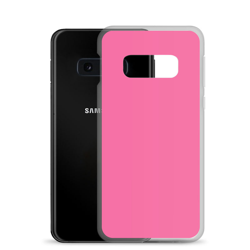 Load image into Gallery viewer, Violet Red Samsung Clear Thin Case Plain Color CREATIVETECH
