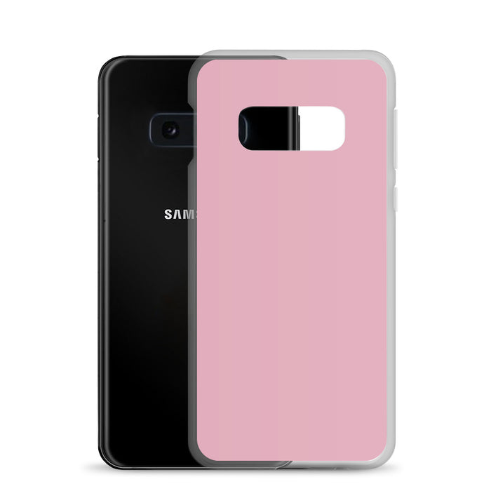 Melanie Pink Samsung Clear Thin Case Plain Color CREATIVETECH