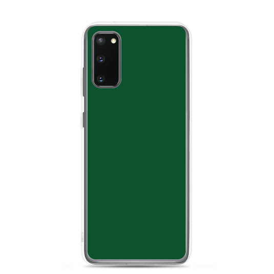 Forest Green Samsung Clear Thin Case Plain Color CREATIVETECH