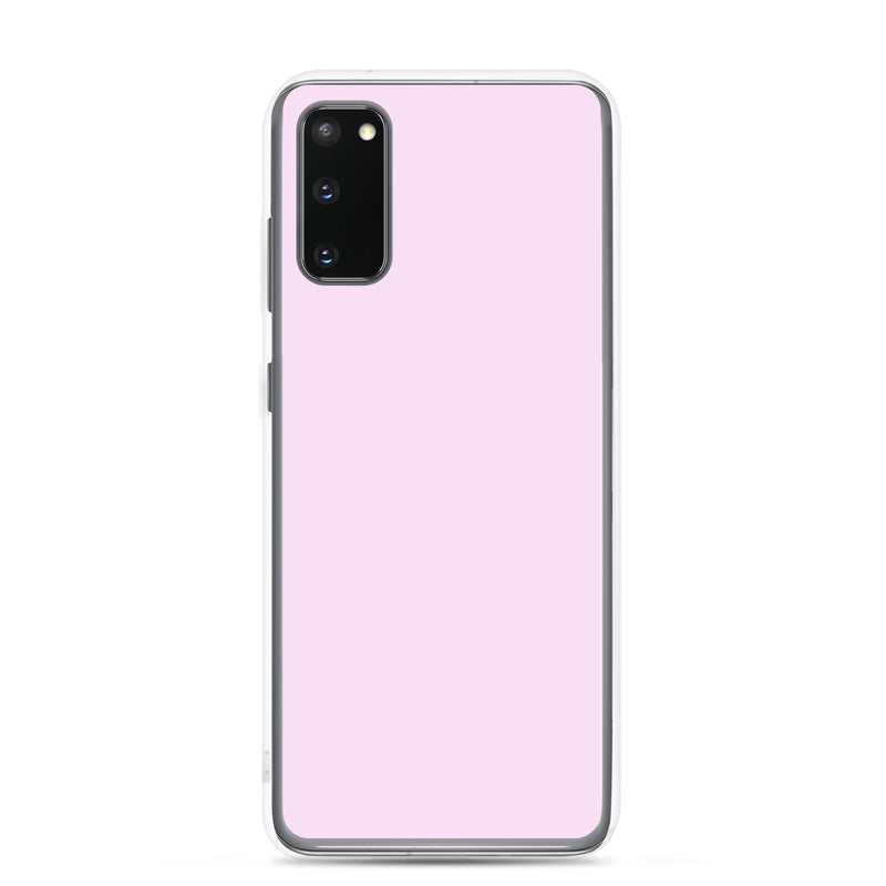 Load image into Gallery viewer, Selago Pink Samsung Clear Thin Case Plain Color CREATIVETECH
