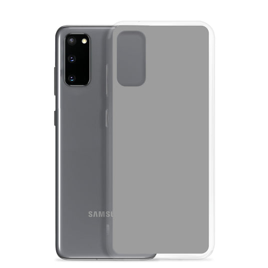 Nobel Grey Samsung Clear Thin Case Plain Color CREATIVETECH