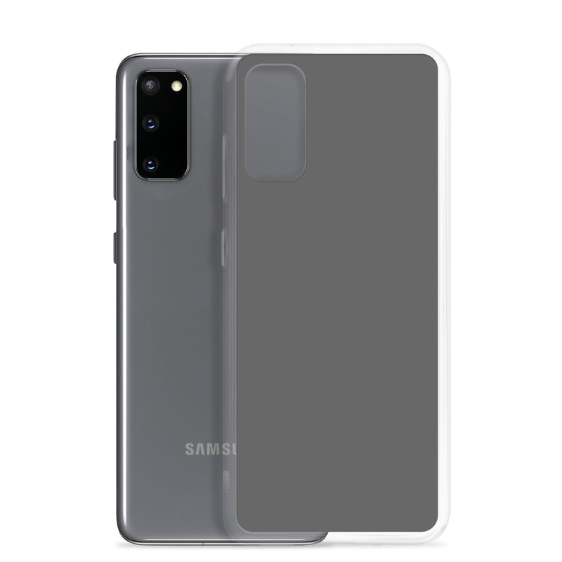 Load image into Gallery viewer, Zambezi Grey Samsung Clear Thin Case Plain Color CREATIVETECH
