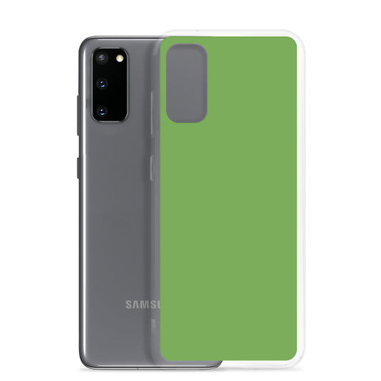 Green Samsung Clear Thin Case Plain Color CREATIVETECH