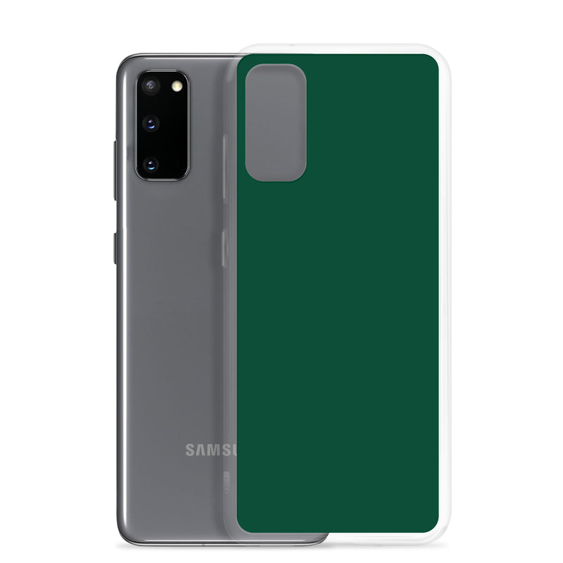 Load image into Gallery viewer, British Racing Green Samsung Clear Thin Case Plain Color CREATIVETECH
