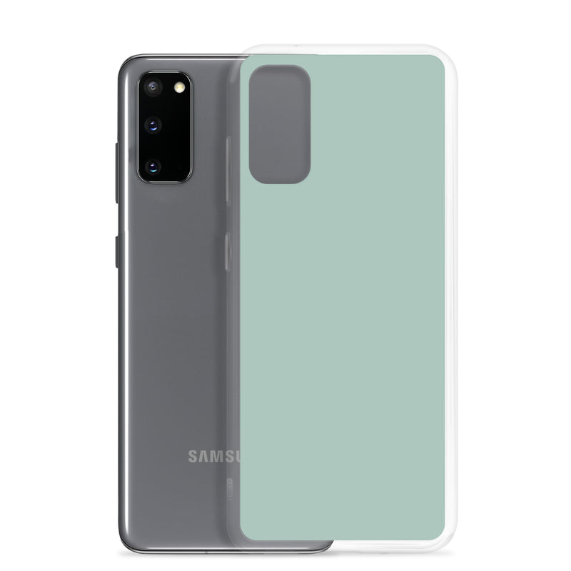 Load image into Gallery viewer, Opal Green Blue Samsung Clear Thin Case Plain Color CREATIVETECH
