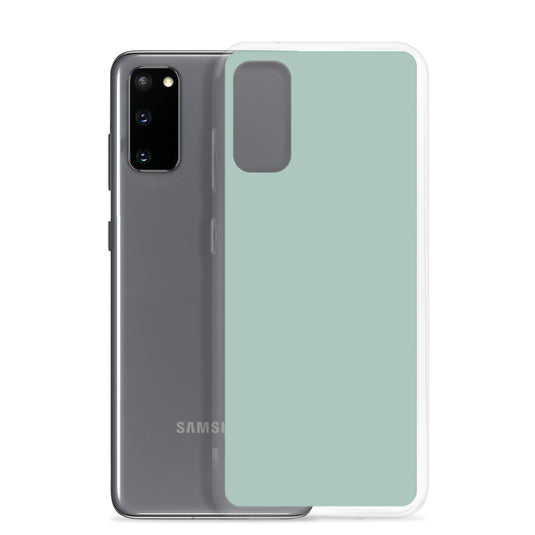 Opal Green Blue Samsung Clear Thin Case Plain Color CREATIVETECH
