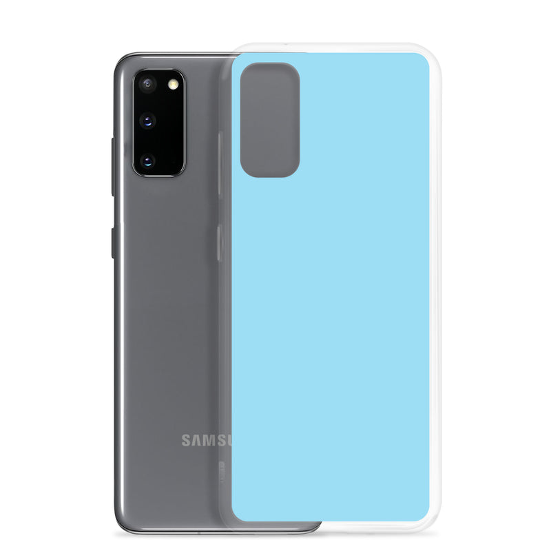 Load image into Gallery viewer, Columbia Blue Samsung Clear Thin Case Plain Color CREATIVETECH
