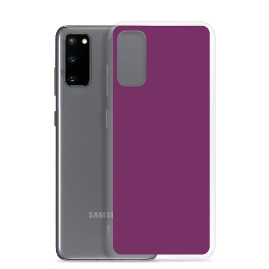 Palatinate Purple Samsung Clear Thin Case Plain Color CREATIVETECH