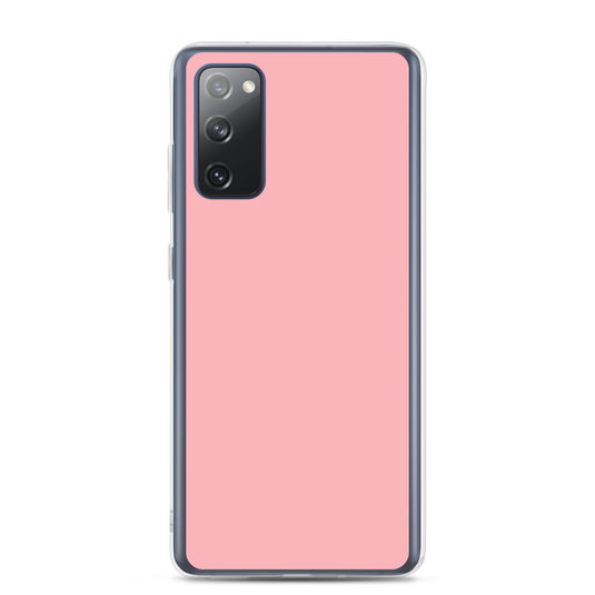 Light Pink Samsung Clear Thin Case Plain Color CREATIVETECH