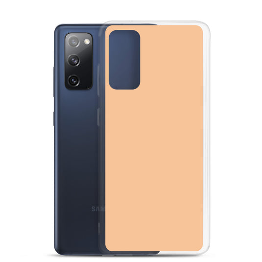 Romantic Orange Samsung Clear Thin Case Plain Color CREATIVETECH
