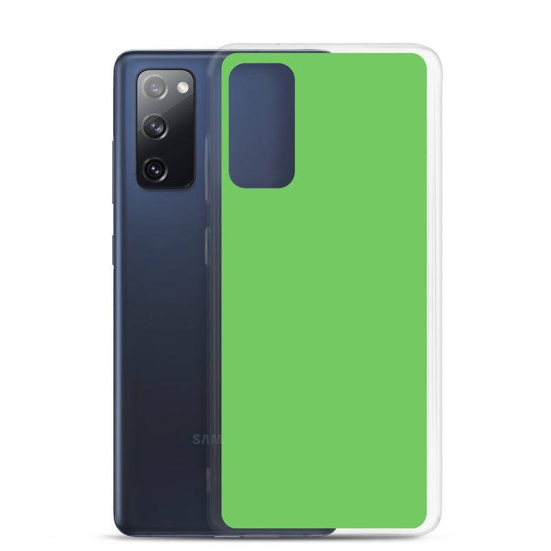 Load image into Gallery viewer, Mantis Green Samsung Clear Thin Case Plain Color CREATIVETECH
