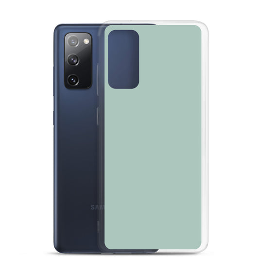 Opal Green Blue Samsung Clear Thin Case Plain Color CREATIVETECH