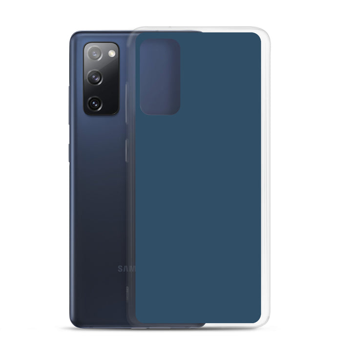 Arapawa Blue Samsung Clear Thin Case Plain Color CREATIVETECH