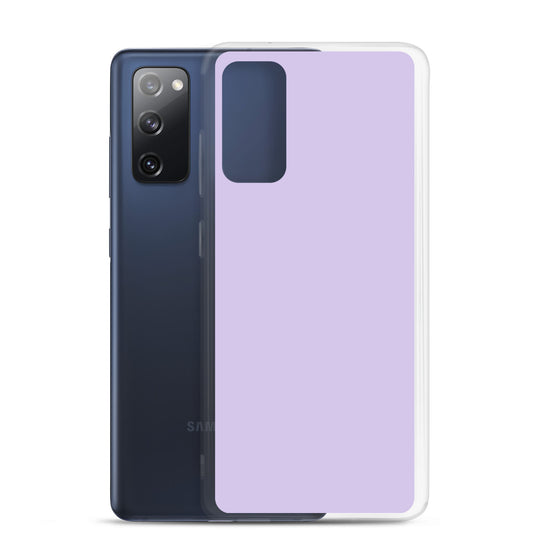 Fog Violet Samsung Clear Thin Case Plain Color CREATIVETECH