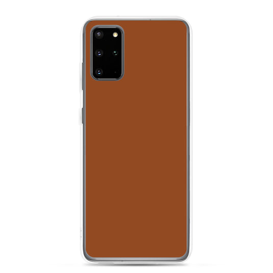 Saddle Brown Samsung Clear Thin Case Plain Color CREATIVETECH