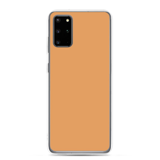Classy Brown Yellow Samsung Clear Thin Case Plain Color CREATIVETECH