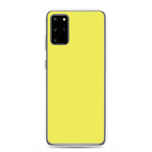 Daisy Yellow Samsung Clear Thin Case Plain Color CREATIVETECH