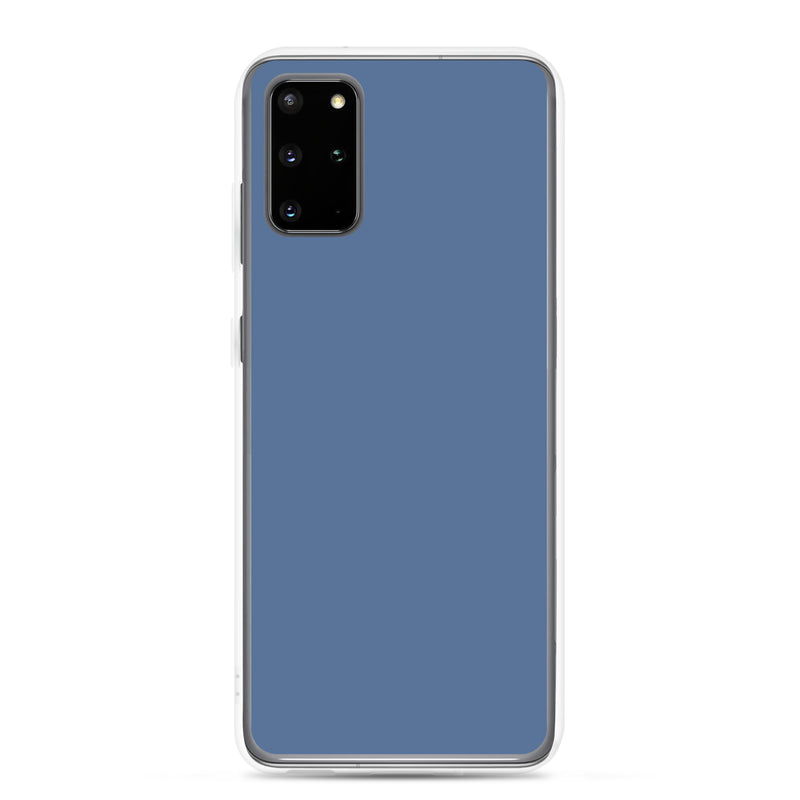 Load image into Gallery viewer, Kashmir Blue Samsung Clear Thin Case Plain Color CREATIVETECH
