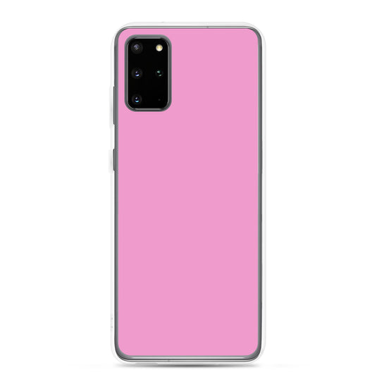 Lavender Rose Pink Samsung Clear Thin Case Plain Color CREATIVETECH