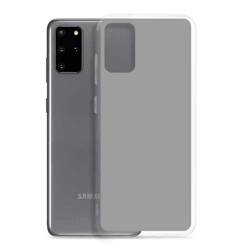 Load image into Gallery viewer, Nobel Grey Samsung Clear Thin Case Plain Color CREATIVETECH
