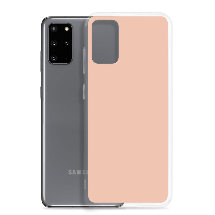 Zinnwaldite Orange Samsung Clear Thin Case Plain Color CREATIVETECH