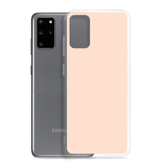 Cinderella Orange Pink Samsung Clear Thin Case Plain Color CREATIVETECH