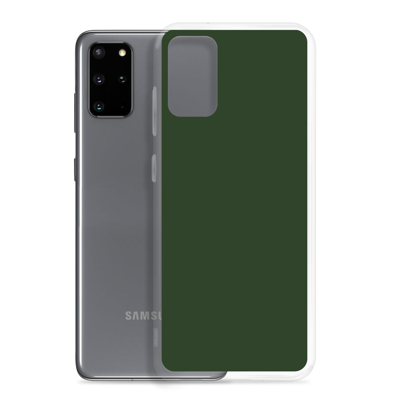 Load image into Gallery viewer, Sage Green Samsung Clear Thin Case Plain Color CREATIVETECH

