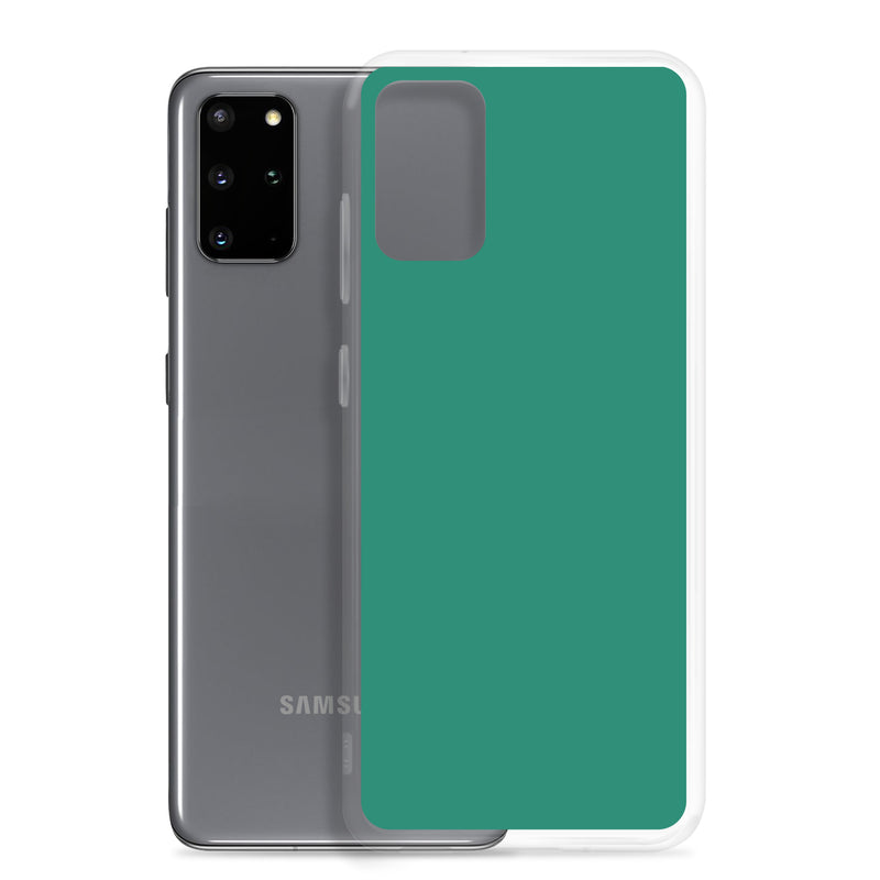 Load image into Gallery viewer, Elf Green Samsung Clear Thin Case Plain Color CREATIVETECH
