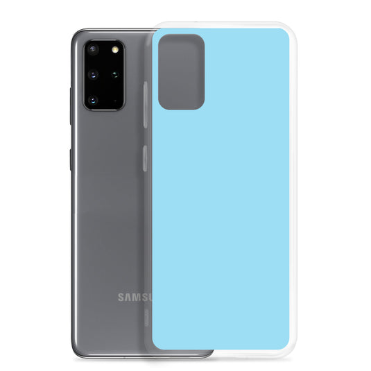 Columbia Blue Samsung Clear Thin Case Plain Color CREATIVETECH
