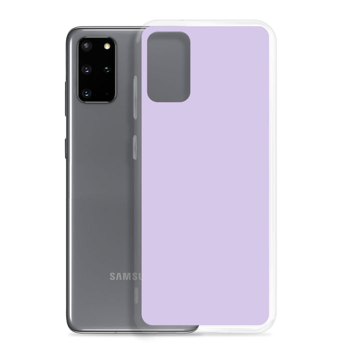 Fog Violet Samsung Clear Thin Case Plain Color CREATIVETECH