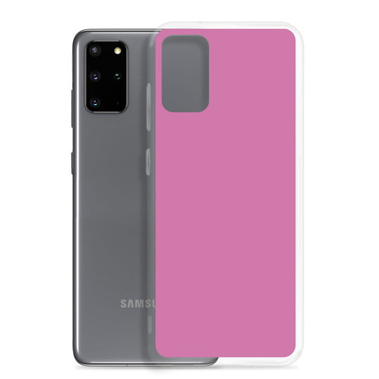 Hopbush Pink Samsung Clear Thin Case Plain Color CREATIVETECH