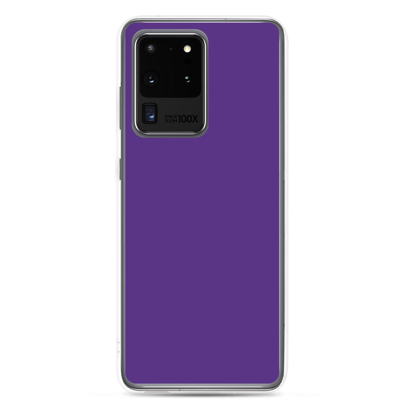Load image into Gallery viewer, Indigo Purple Samsung Clear Thin Case Plain Color CREATIVETECH

