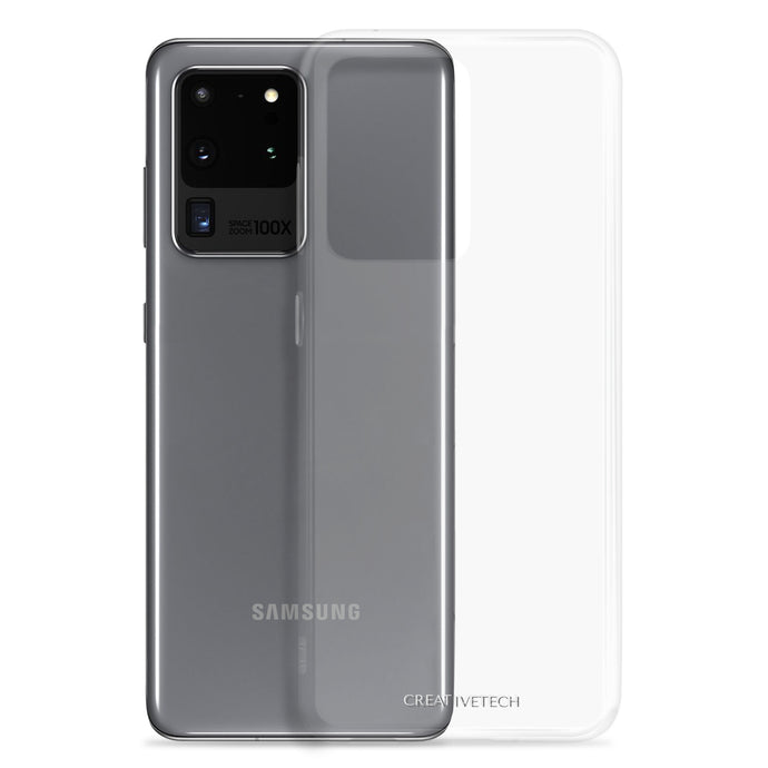 Transparent Flexible Clear Samsung Case Bump Resistant Corners CREATIVETECH