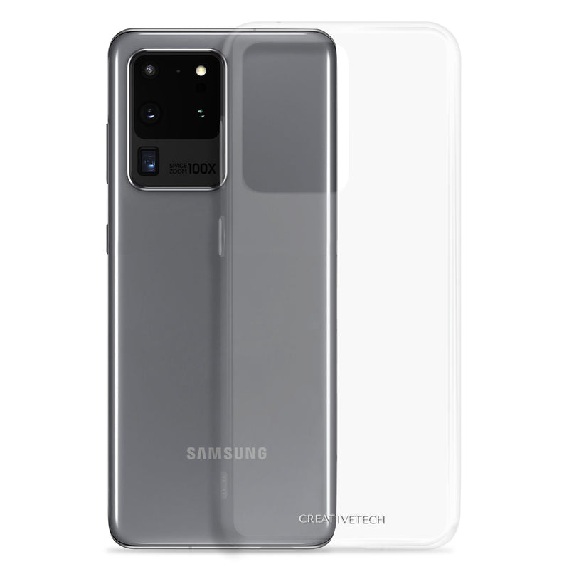 Load image into Gallery viewer, Transparent Flexible Clear Samsung Case Bump Resistant Corners CREATIVETECH
