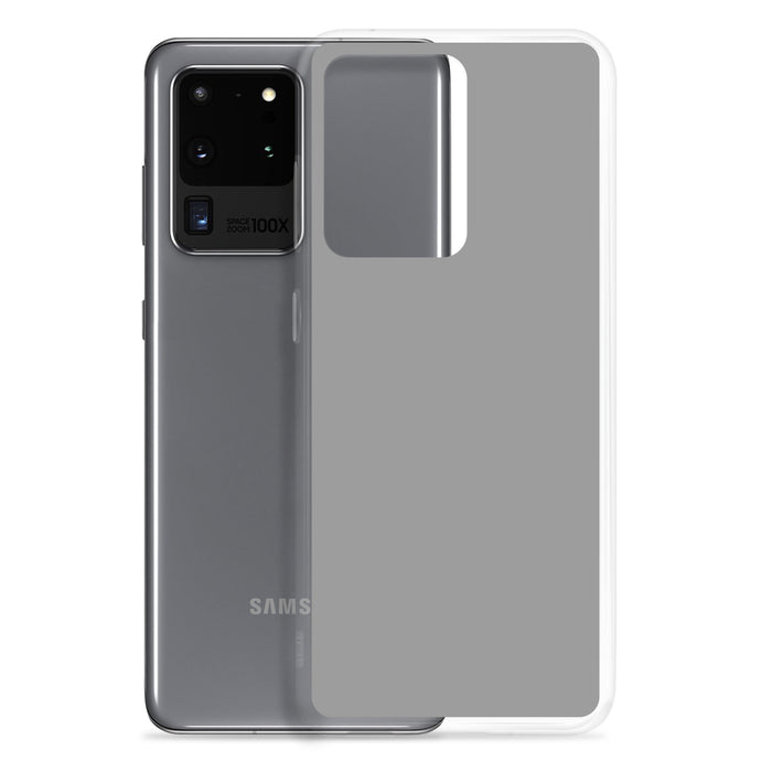 Nobel Grey Samsung Clear Thin Case Plain Color CREATIVETECH