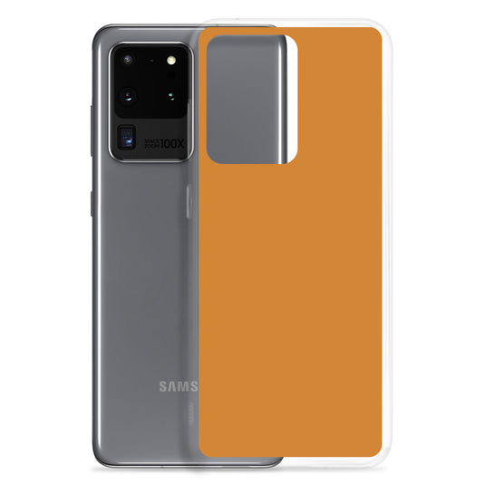 Bronze Orange Samsung Clear Thin Case Plain Color CREATIVETECH