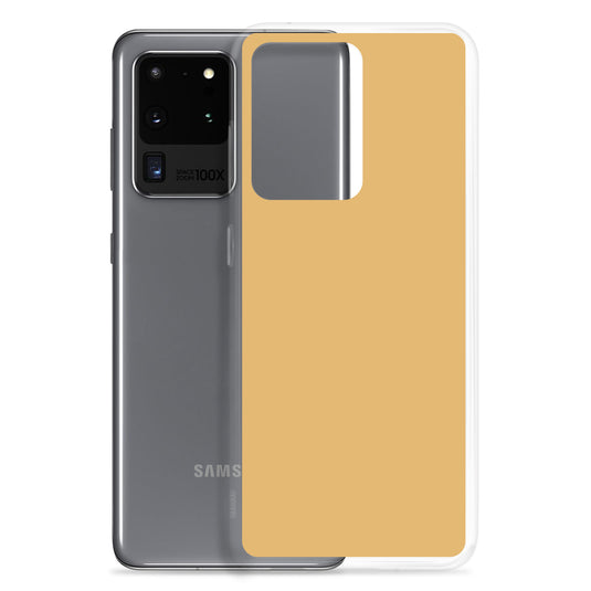 Fawn Yellow Samsung Clear Thin Case Plain Color CREATIVETECH