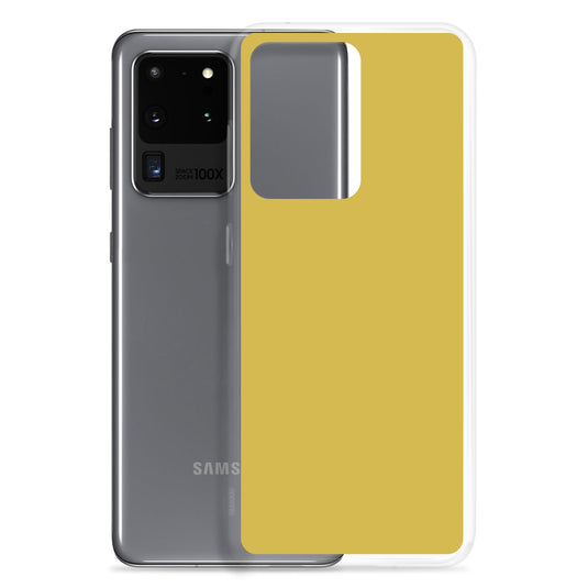Old Gold Samsung Clear Thin Case Plain Color CREATIVETECH